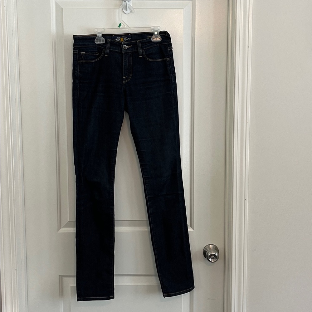 Lucky Brand dark denim Sofia Skinny Jeans size 4/27